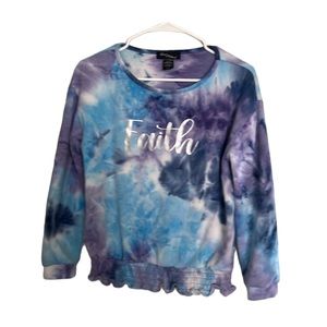 Tie Dye Long Sleeve Sweater Shirt